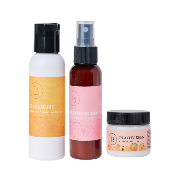 Jet Set & Glow Customizable Travel Set