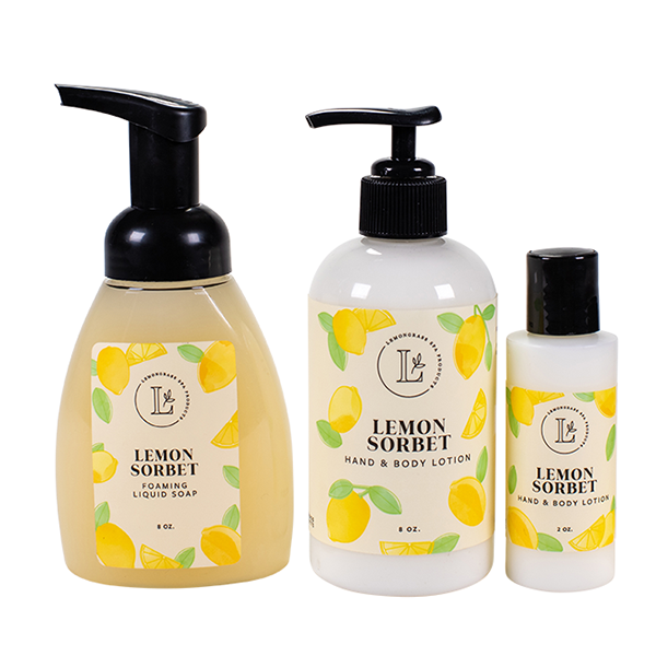 Lemon Sorbet Sink-Side Set