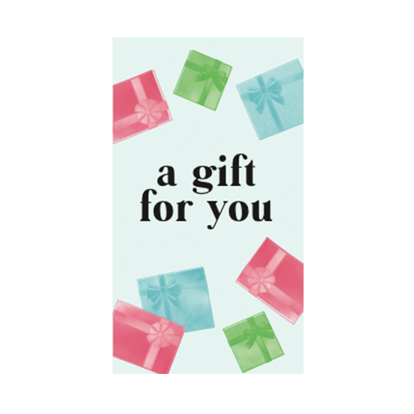 Personalized Note for Gifts
