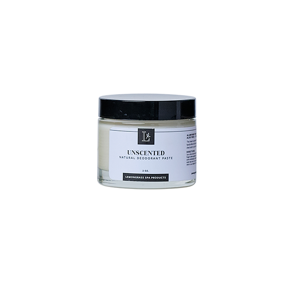 Unscented Natural Deodorant Paste